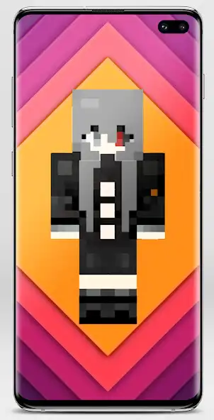 Play Tokyo Ghoul Skin for Minecraft as an online game Tokyo Ghoul Skin for Minecraft with UptoPlay