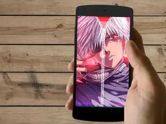 Play Tokyo Kaneki Ghoul Zipper Lock Screen