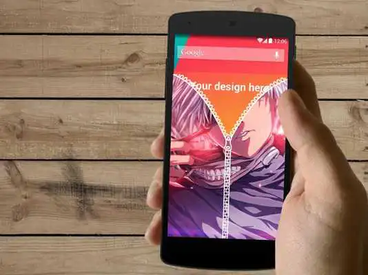 Play Tokyo Kaneki Ghoul Zipper Lock Screen