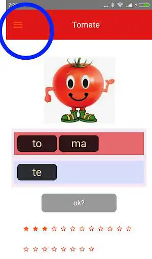 Play Tomate - Aprender a ler e escrever as an online game Tomate - Aprender a ler e escrever with UptoPlay