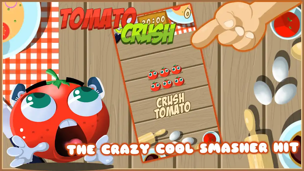 Play Tomato Crush: The Crazy Cool Smasher Hit  and enjoy Tomato Crush: The Crazy Cool Smasher Hit with UptoPlay