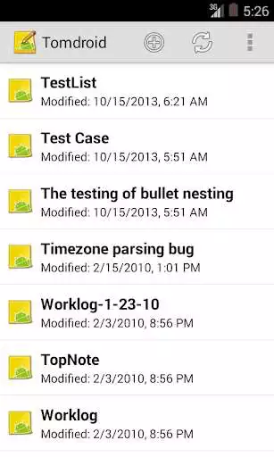 Play Tomdroid notes  and enjoy Tomdroid notes with UptoPlay