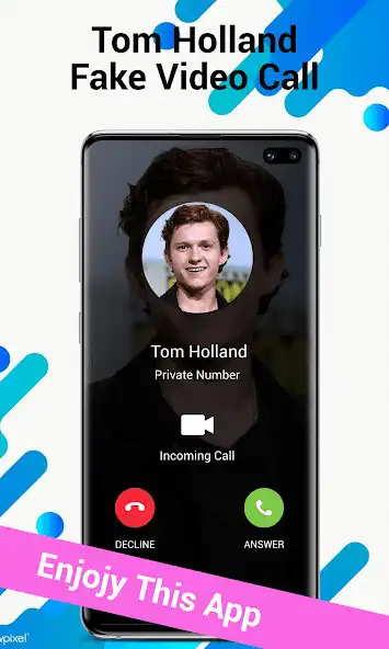 Play Tom Holland Video Call Prank as an online game Tom Holland Video Call Prank with UptoPlay
