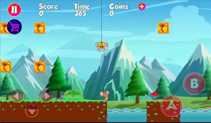 Play Tom Running  Jerry Jump Adventure