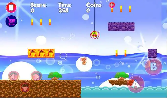 Play Tom Running  Jerry Jump Adventure