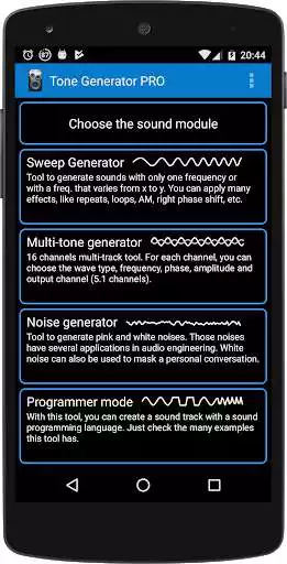 Play Tone Generator PRO  and enjoy Tone Generator PRO with UptoPlay