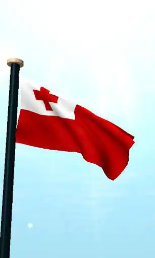 Play APK Tonga Flag 3D Free Wallpaper  and enjoy Tonga Flag 3D Free Wallpaper with UptoPlay com.ilikemycountry.to_flagfree