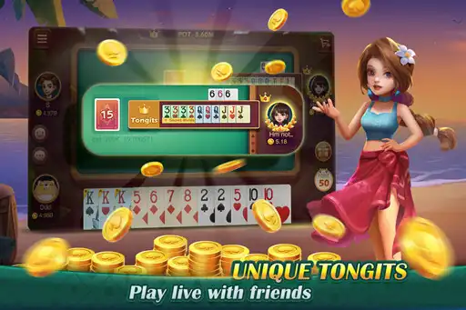 Play Tongits Fun-Color Game, Pusoy  and enjoy Tongits Fun-Color Game, Pusoy with UptoPlay