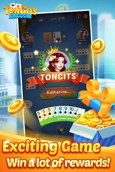 Play Tongits Kingdom-Fun Card Game as an online game Tongits Kingdom-Fun Card Game with UptoPlay