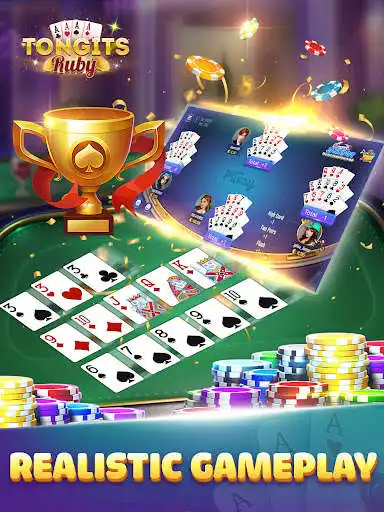 Play Tongits Ruby as an online game Tongits Ruby with UptoPlay