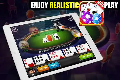 Play Tong-its Rummy - Card Game Multiplayer  and enjoy Tong-its Rummy - Card Game Multiplayer with UptoPlay