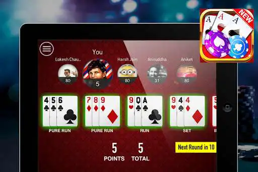 Play Tong-its Rummy - Card Game Multiplayer as an online game Tong-its Rummy - Card Game Multiplayer with UptoPlay