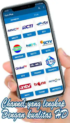 Play TOnI Plus - TV Online Indonesia Plus  and enjoy TOnI Plus - TV Online Indonesia Plus with UptoPlay