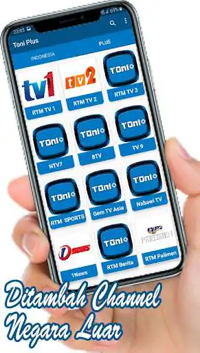 Play TOnI Plus - TV Online Indonesia Plus as an online game TOnI Plus - TV Online Indonesia Plus with UptoPlay