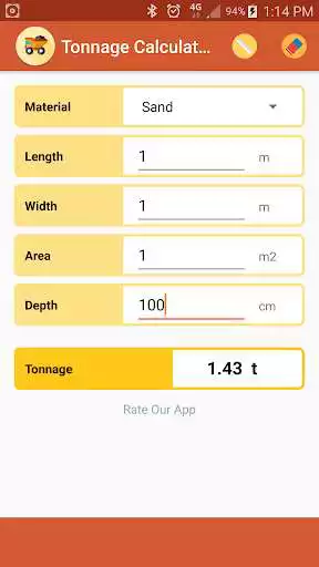 Play Tonnage Calculator