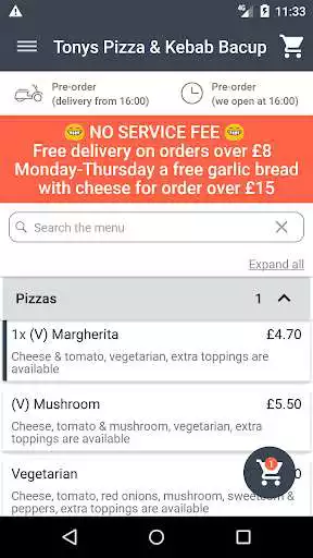 Play Tonys Pizza & Kebab Bacup as an online game Tonys Pizza & Kebab Bacup with UptoPlay