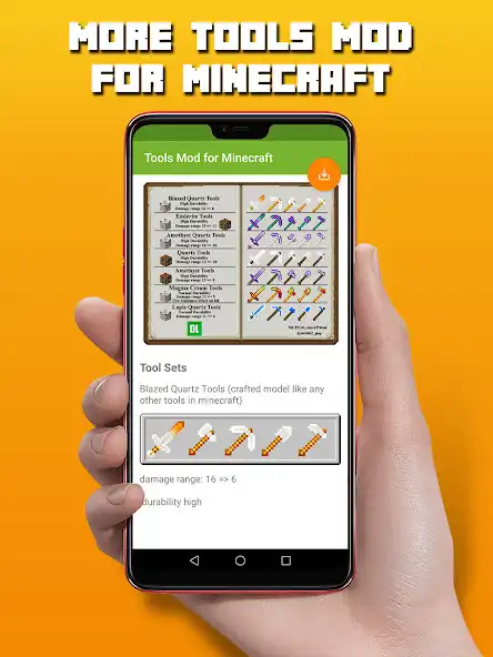 Play Tools Mod for Minecraft as an online game Tools Mod for Minecraft with UptoPlay