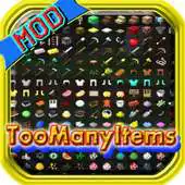 Free play online TooMany Items MCPE Mod Guide APK