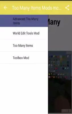 Play Too Many Items Mods mcpe+ Play Too Many Items Mods mcpe+