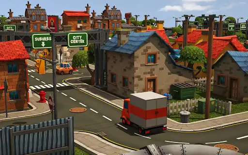 Play Toon 3D Parking Delivery Dash as an online game Toon 3D Parking Delivery Dash with UptoPlay