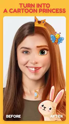 Play Toon app - princess camera  and enjoy Toon app - princess camera with UptoPlay