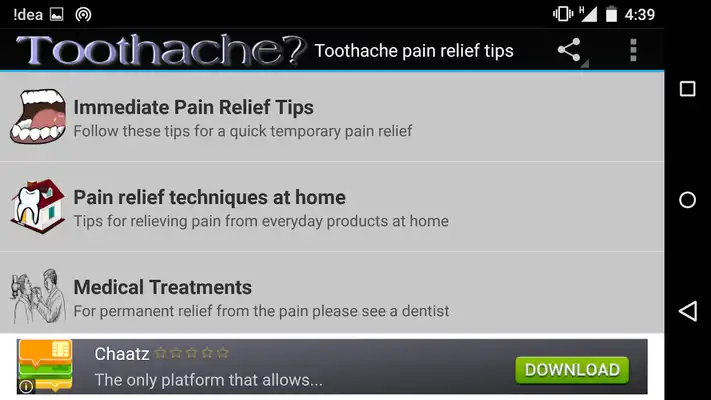 Play Toothache pain relief tips