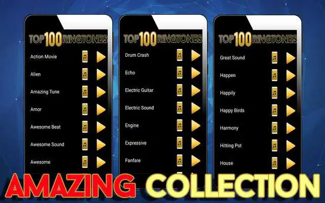 Play Top 100 Free Ringtones Collection Play Top 100 Free Ringtones Collection