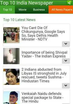 Play Top10 India News English Paper