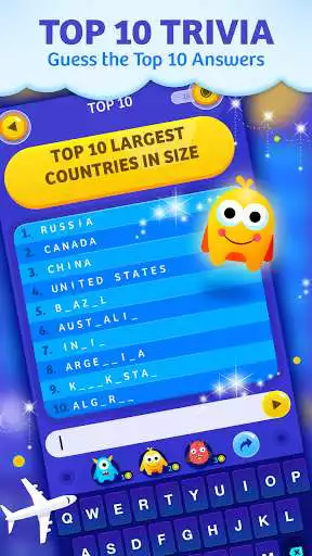 Play Top 10 Trivia Quiz Questions  and enjoy Top 10 Trivia Quiz Questions with UptoPlay