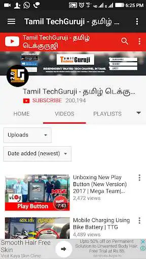 Play APK Top 10 YouTube Channels Tamil Tech Videos  and enjoy Top 10 YouTube Channels Tamil Tech Videos with UptoPlay com.all.youtube.channel.tamil.tech.videos