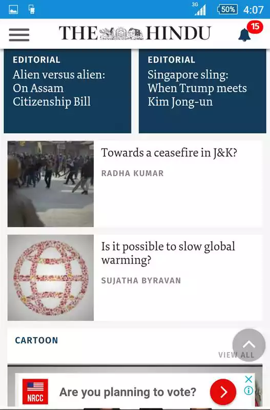 Play Top 20 News papers in English  Hindi