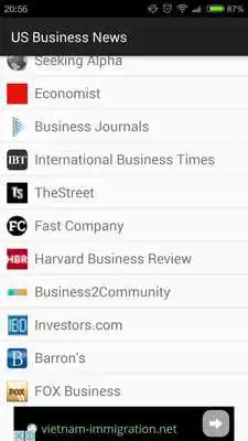 Play Top 20 US Business News