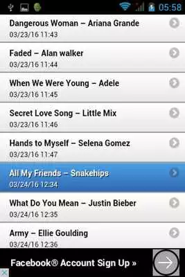 Play Top 40 UK Song Lyrics