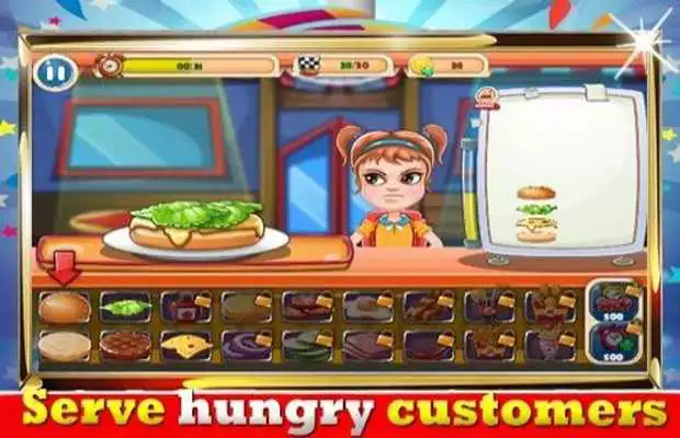 Play Top Burger maker: chef burger master king cooking