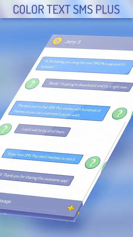 Play Top Color Text SMS