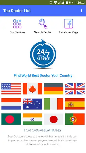 Play APK Top Doctors Information List  and enjoy Top Doctors Information List with UptoPlay com.lindaj_whistler.TopDoctorList