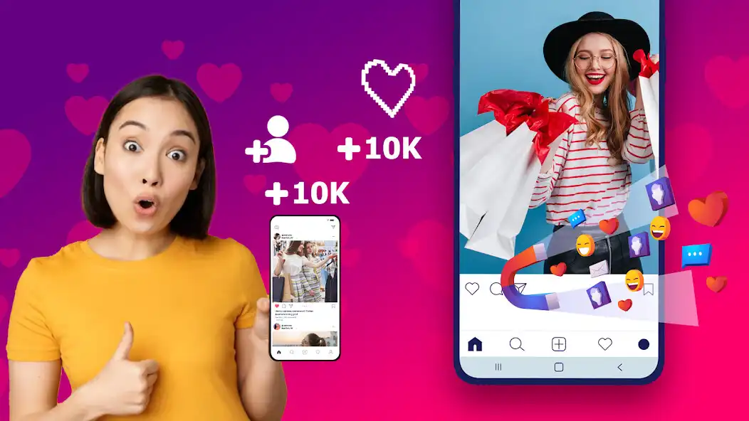 Play TopFollow for insta+ likes as an online game TopFollow for insta+ likes with UptoPlay