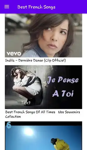 Play Top French Songs/Singers  and enjoy Top French Songs/Singers with UptoPlay