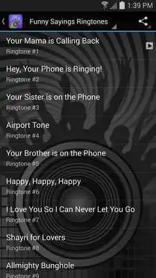 Play Top Funny Sayings Ringtones