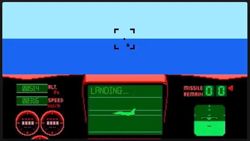 Play Top Gun Landing Simulator as an online game Top Gun Landing Simulator with UptoPlay