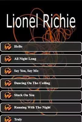 Play Top Lionel Richie Song Lyrics