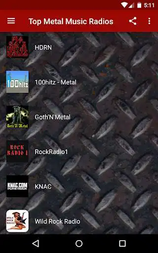 Play Top Metal Radios - Live Hard Rock And Heavy Metal as an online game Top Metal Radios - Live Hard Rock And Heavy Metal with UptoPlay