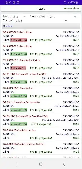 Play Topos - Test de Oposiciones as an online game Topos - Test de Oposiciones with UptoPlay