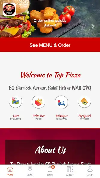 Play Top Pizza - Order Food Online  and enjoy Top Pizza - Order Food Online with UptoPlay