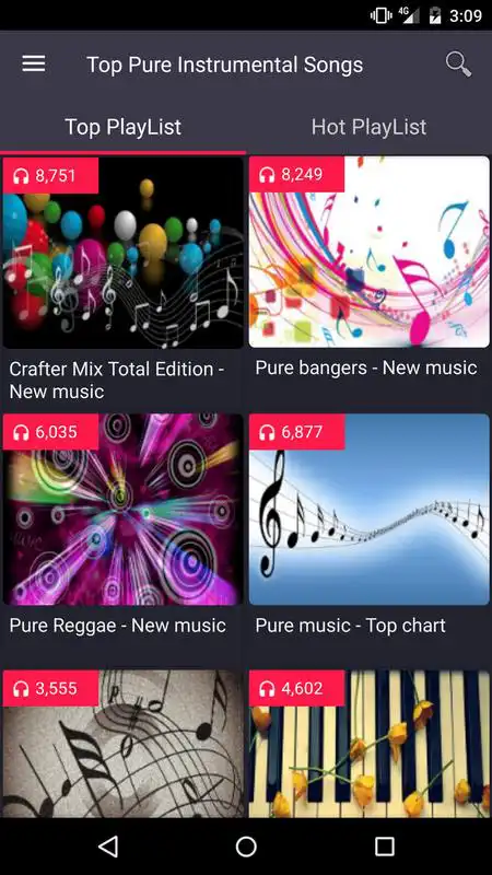 Play Top Pure Instrumental Songs