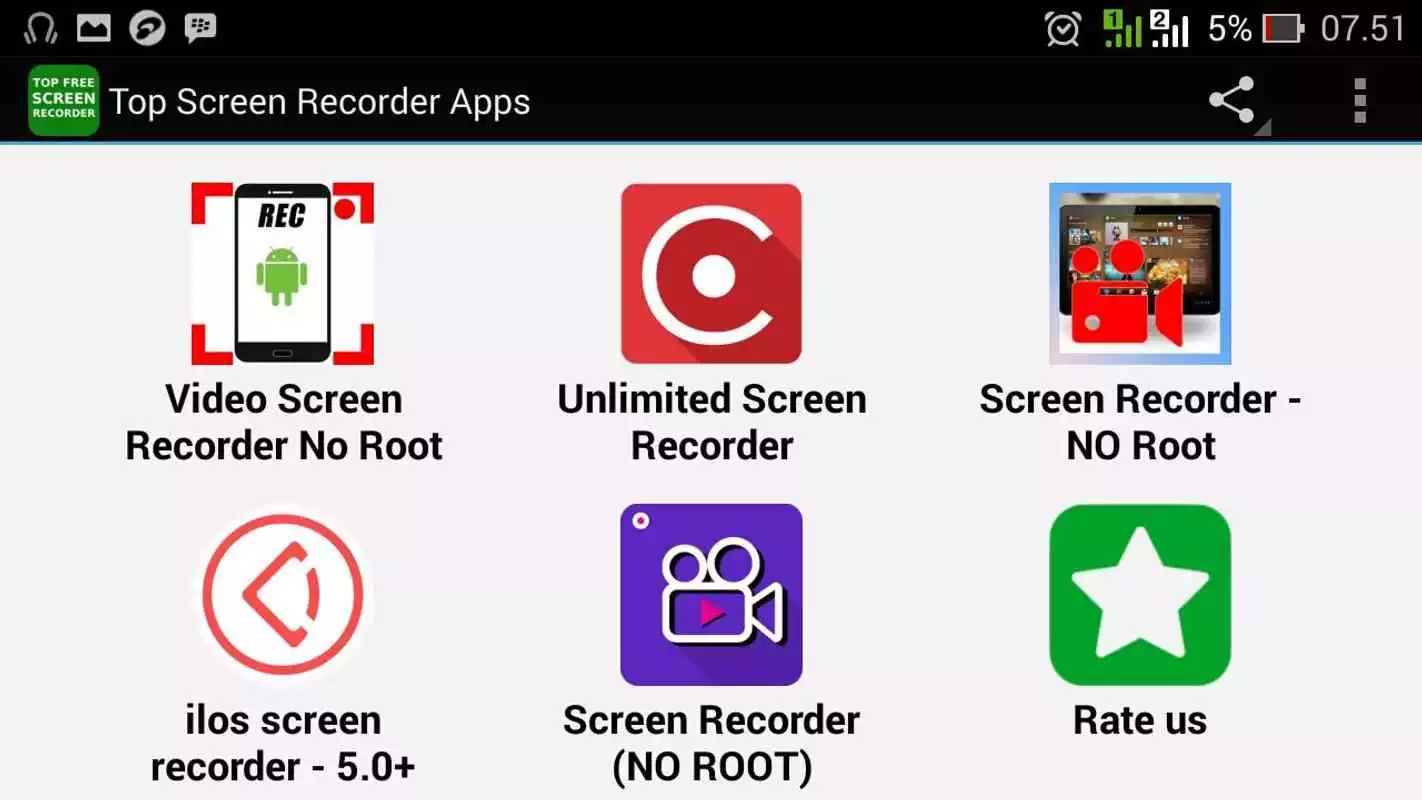 Play Top Screen Recorder Apps
