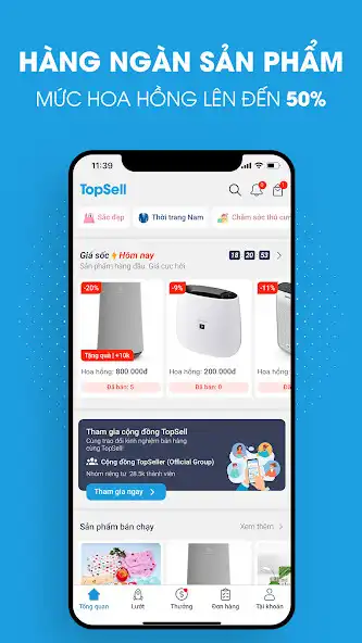 Play TopSell - Bán hàng vốn 0đ as an online game TopSell - Bán hàng vốn 0đ with UptoPlay