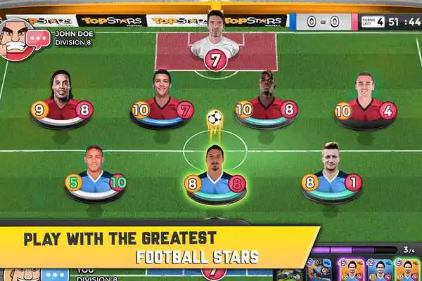 Play Top Stars: Football Match! - Strategy Soccer Cards
