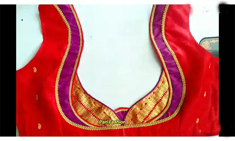 Play Top Stitching Blouse Neck Designs as an online game Top Stitching Blouse Neck Designs with UptoPlay