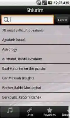 Play Torah Lectures